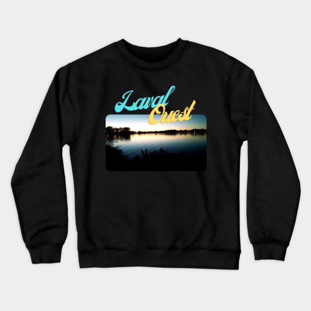 Sunset at Laval-Ouest Crewneck Sweatshirt by Kahytal